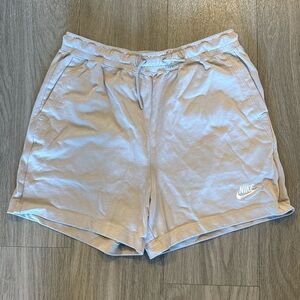 Tan Nike Sweat Shorts size Small
